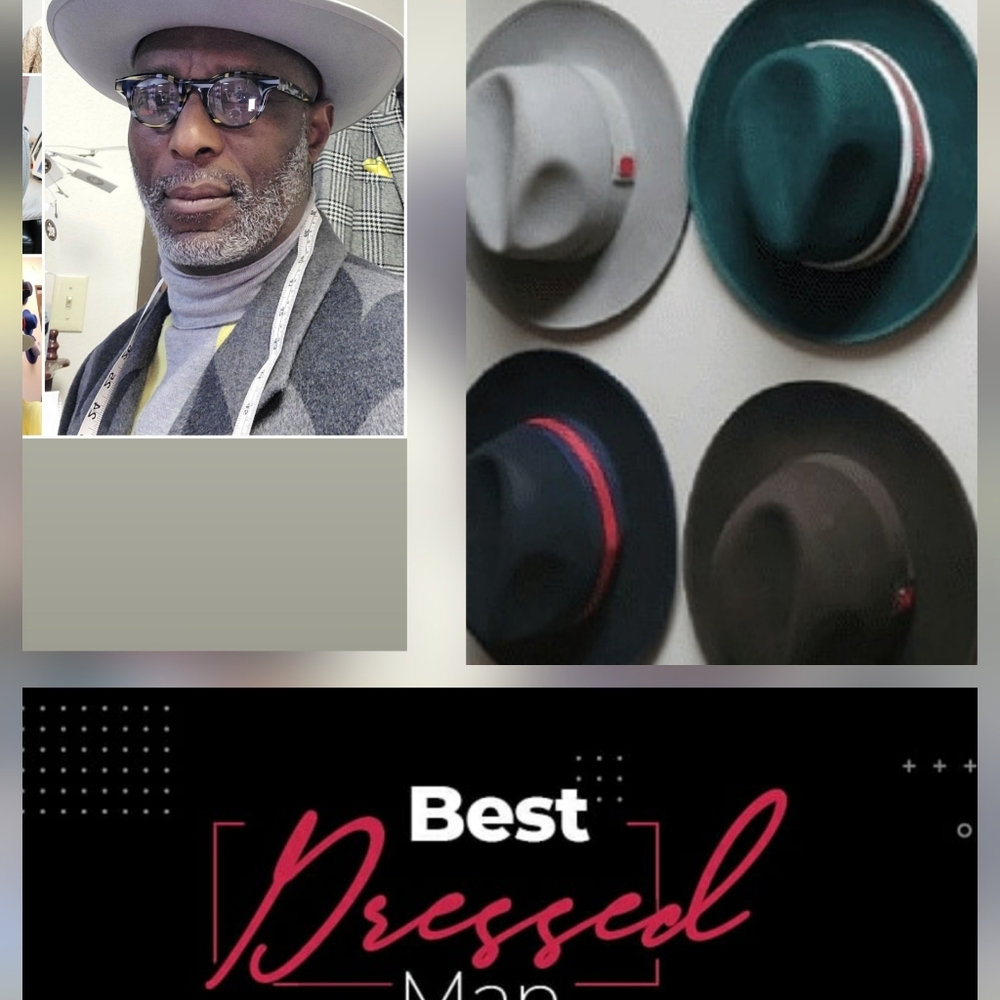 Wool Felt FEDORA HAT.